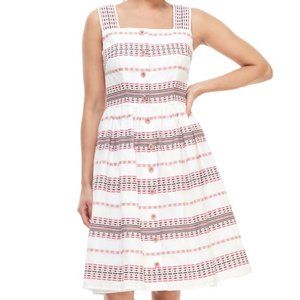 Gal Meets Glam Ashton Square Neck Dobby Sundress